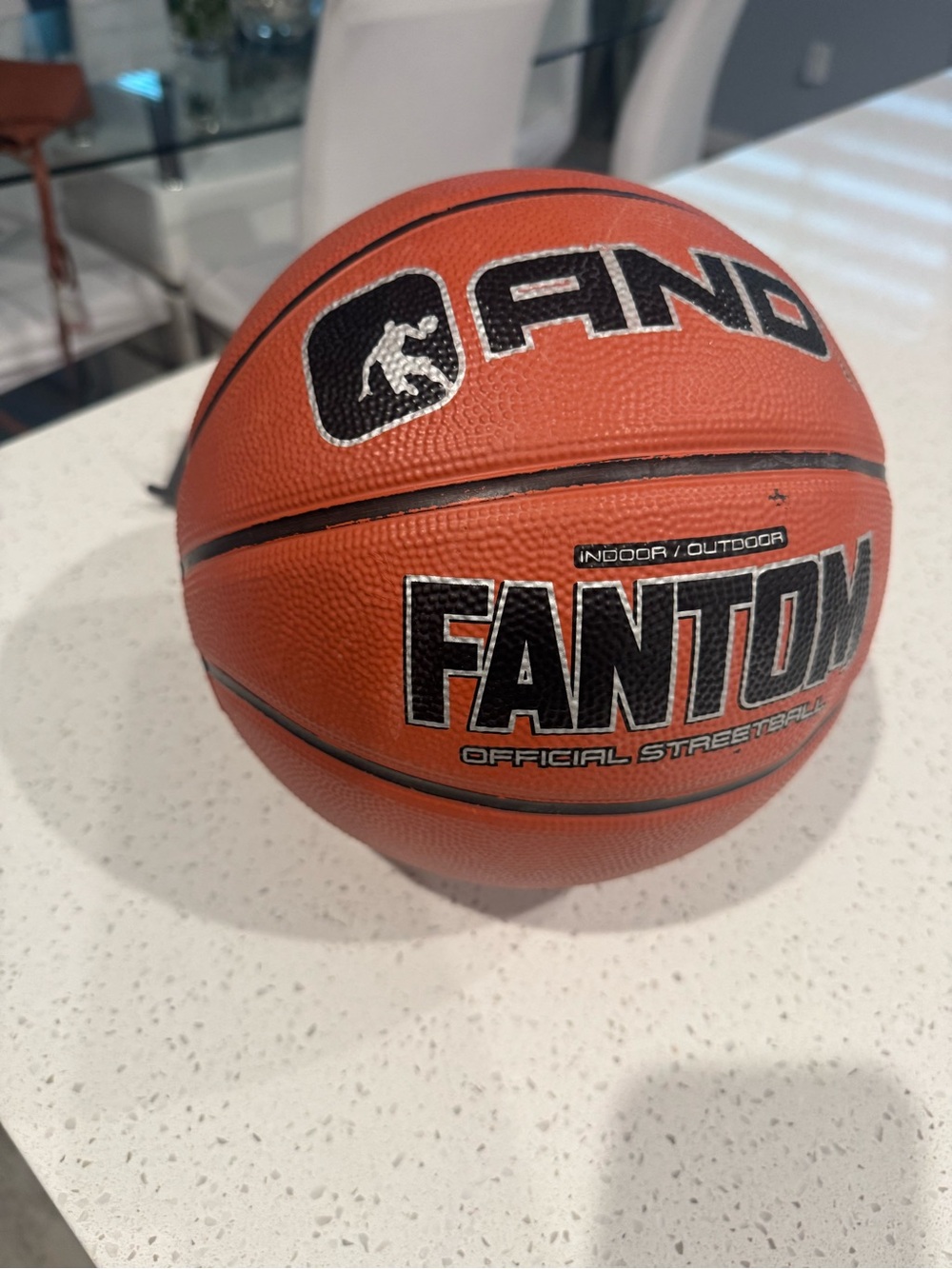 AND FANTOM Orange Indoor/Outdoor Basketball